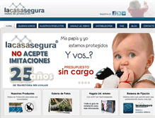 Tablet Screenshot of lacasasegura.com